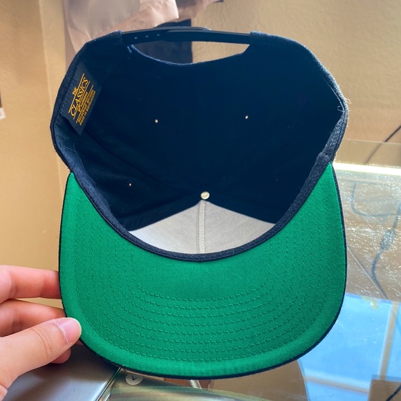 Connected SnapBack with Green Underbill - Picture 2 of 2